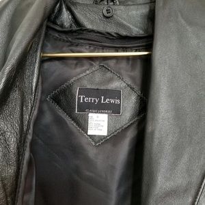 Terry Lewis Full length leather winter coat